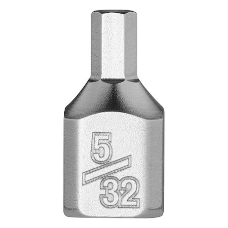 Milwaukee Tool Bit Socket, 1/4" Drive, Chrome, S2 Steel 45-34-1122