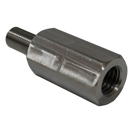 Zoro Select Male-Female Hex Adapter ZTAM10EFX12C-AL
