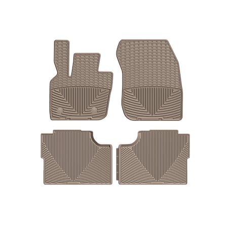 Weathertech Tan, Front and Rear All Weather Floor Mats W404TN-W313TN