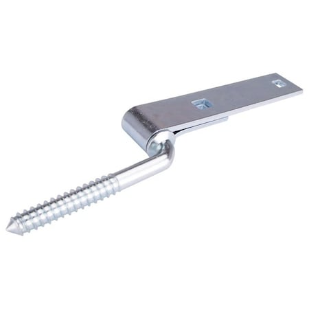 Prosource Hook/Strap Hinge, 5-3/4 in W Frame Leaf, 1-1/4 in H Frame Leaf, 4 mm Thick Leaf, Steel, Zinc LR-087PS