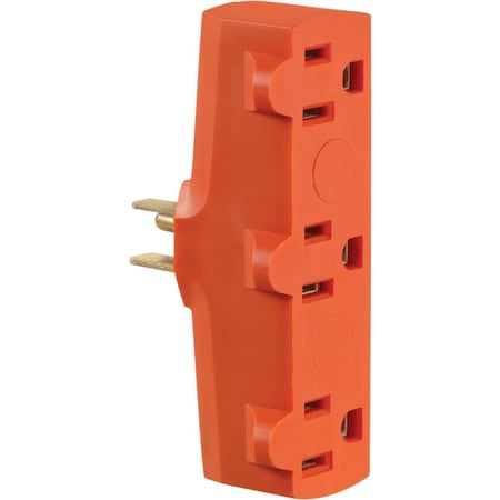 Leviton Orange 15A 3-Outlet Tap C40-00699-000