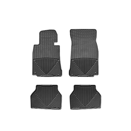 Weathertech Black, Front and Rear All Weather Floor Mats W156-W157
