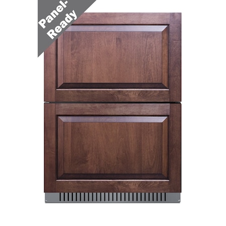 Summit 24in Wide 2-Drawer All-Refrigerator, ADA Compliant ADRD241CSS
