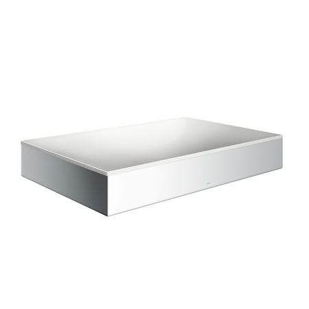 Axor Suite Sinks Square Sink without Overflow, 23 5/8" x 15 3/4" in Chrome 42004000