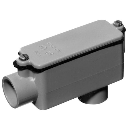 Carlon Carlon E986K-CAR Rigid Conduit Body, Gray E986K-CAR