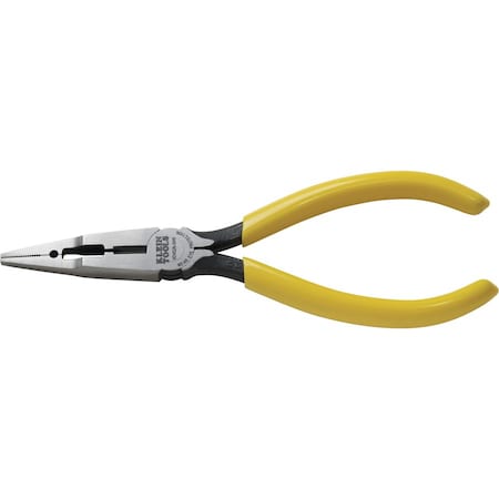 Klein Tools Pliers, Connector Crimping Needle Nose, 7-Inch VDV026-049
