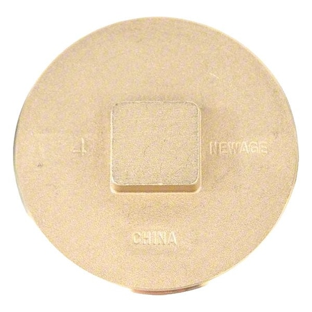 Zoro Select Low Square Head Low Square Head, Brass, Class 20 BPR1000