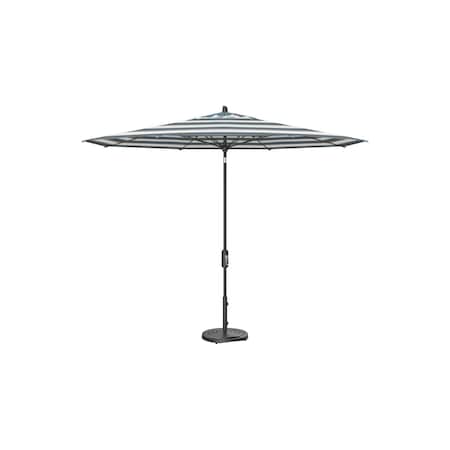Treasure Garden 11 ft Patio Umbella, aluminum, fiberglass ribs, outdoor, Gateway Coast Stripe UM841-09 14087 Gateway Coast Stripe
