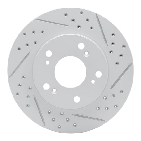 Dynamic Friction Co DFC Geoperformance Rotor - Drilled and Slotted 830-59036R