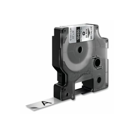 Dymo RHINO 1/2 in METALLIZED PERMANENT LABELS, 5PK 784-18486