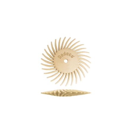 Dedeco SUNBURST 5/8" TC KNIFE-EDGE DMD TAN 400 GRIT, 12PK 1193
