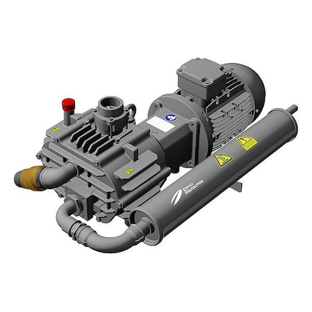 Elmo Rietschle Vacuum Pump, 1.5 kW, 16.5" W, 18 in Hg 1028950100-2H