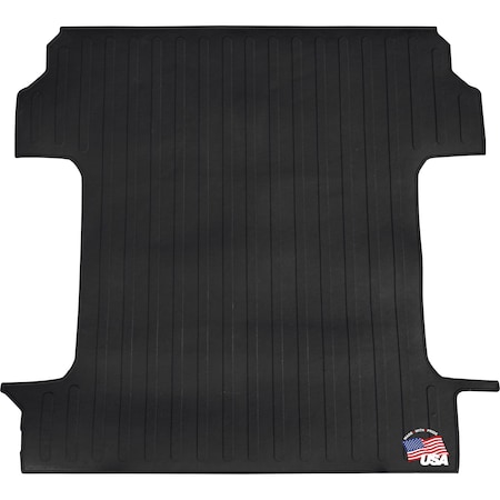 Boomerang Rubber Truck Bed Mat, Black, Unfinished, Rubber TM662BAGGED