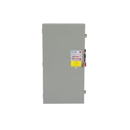Eaton Safety Switch, Nonfusible, 3P, NEMA 12, Steel DH365UDK