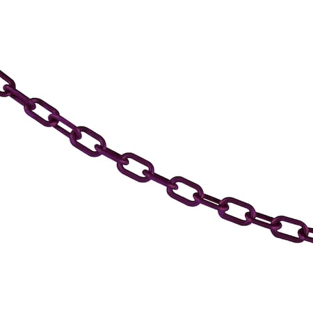 Mr. Chain 3/4" x 50' Purple Plastic Safety Chain 00023-50