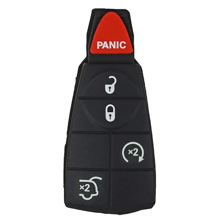 Aks Keys New Remote Fobik Key Keyless Fob Rubber Pad Buttons For Grand Cherokee & Commander 5B RP-CHRYS-15