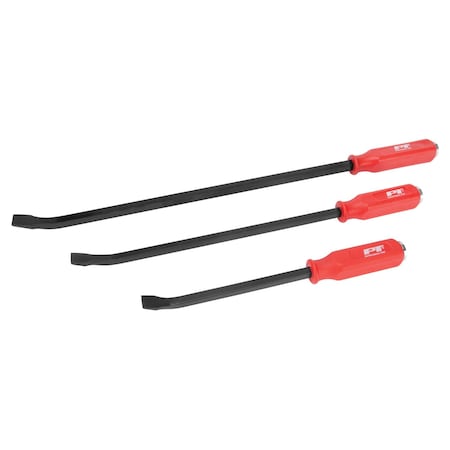 Performance Tool 3 pc. Pry Bar Set, 12-24 in., Strike Cap, High Carbon Steel W2023