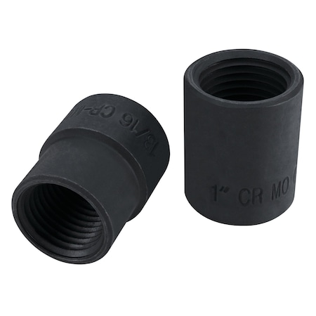 Performance Tool 2 pc. Lug Nut Removal Socket Set, Impact Grade, 13/16 in., 1 in. M980