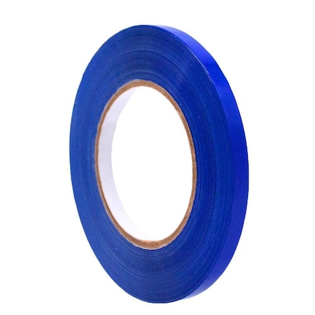 Wod Tape BSTC24PVC UPVC Bag Sealing Tape For Produce Packaging Dark Blur: 1/2 in. x 180 yds, 72PK WOD BSTC24PVC-00500-72-180-DBL