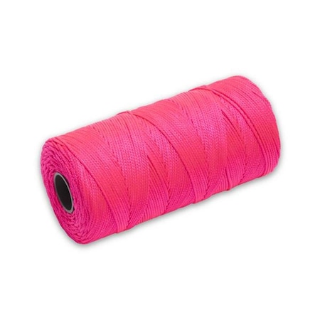 Tool 250 ft. Braided Nylon Mason Line, Fluorescent Pink TO3262187