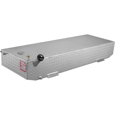 Rds Aluminum 70387 48 gal Rectangular Auxiliary Fuel Tank, Diamond Plate RDS-70387