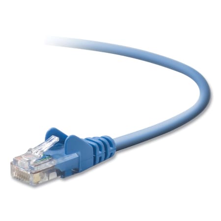 Belkin CAT5e Snagless Patch Cable, RJ45 Connectors, 15 ft, Blue A3L791-15-BLU-S