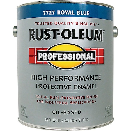 Rust-Oleum Professional High Performance Indoor and Outdoor Gloss Royal Blue Protective Paint 1 gal 215964-2