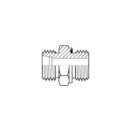 Adaptall DIN X MALE BSPP ELASTOMERIC SEAL L35 1 in 5002L-35-16