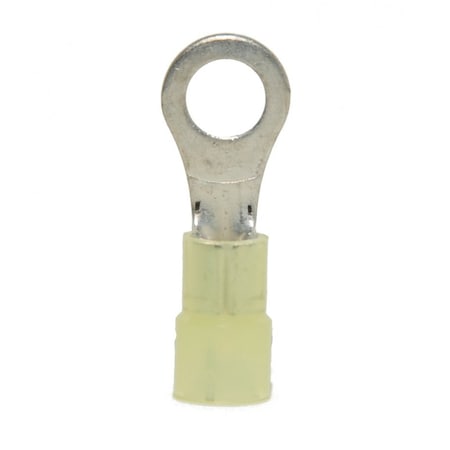 Hillsdale Terminal Fork Terminal, 1/4 in Stud Size, 10 AWG, 600 V, Nylon Insulated, 500 PK 50245N
