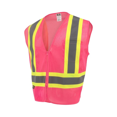 Radians Vest, CL1, Pink, M SV22-1ZPM-M