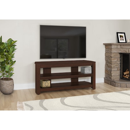 Monarch Specialties Tv Stand, 42 Inch, Console, Storage Shelves, Living Room, Bedroom, Laminate, Brown I 2554