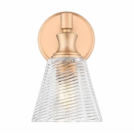 Z-Lite Auden Modern Gold 1 Light Wall Sconce 7704-1S-MGLD