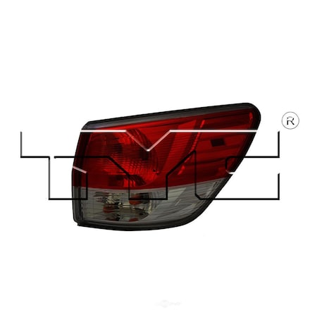 Tyc Capa Certified Tail Light Assembly 11-6567-00-9