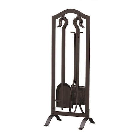 Panacea Panacea Black Antique Steel Fireplace Tool Set 15016