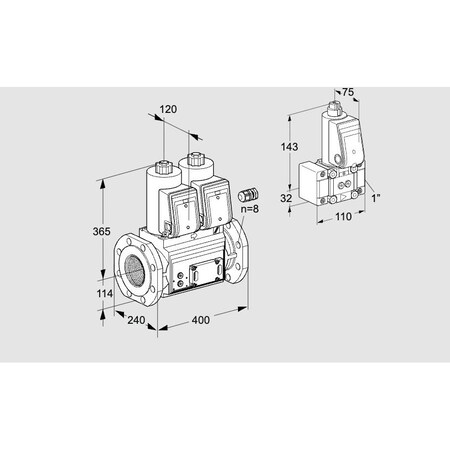 Honeywell Kromschroder VCS9125F05NNAR3E/PPZ-/PPPP KS88205175