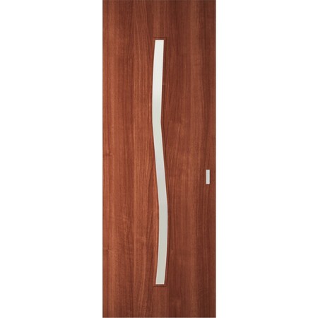 Sartodoors Hidden Barn, Basic 3002 Walnut Franko, Wood Veneer Doors, Magic Concealed Sliding Set, 36 x 80 BASIC3002HB-GOFR-36