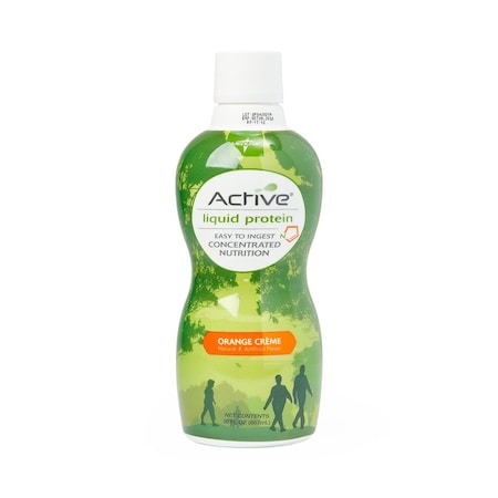 Medline Active Liquid Protein, Orange Flavor, 15 g of Protein, 30 oz. Bottle, 4PK ENT693OC