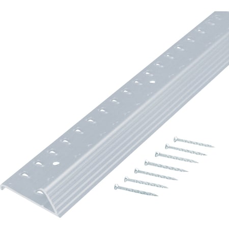 M-D Building Products Building Products Silver 1-3/8'' x 6 Ft. Aluminum Carpet Gripper 78139