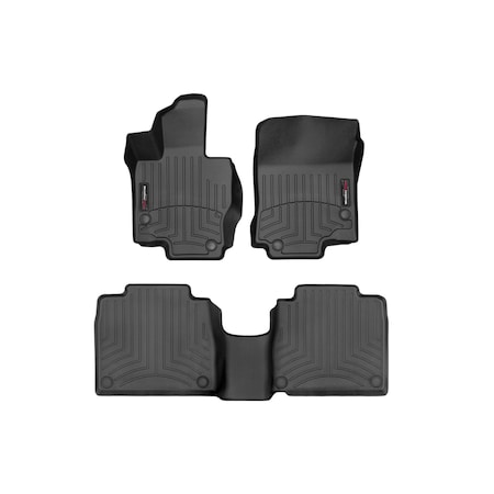 Weathertech Black, Front and Rear Floorliners 4415331-4415955