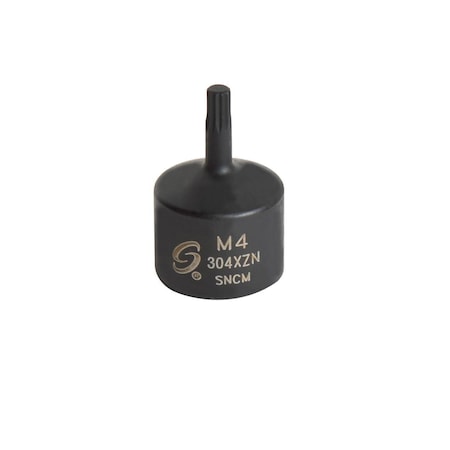 Sunex 3/8 in Drive M4 Stubby Triple Square Impact Socket 304XZN