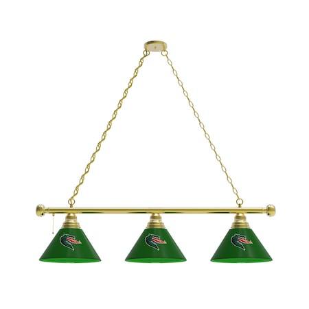 Holland Bar Stool Co UAB 3 Shade Billiard Light, Brass Fixture BL3BRAlaBir