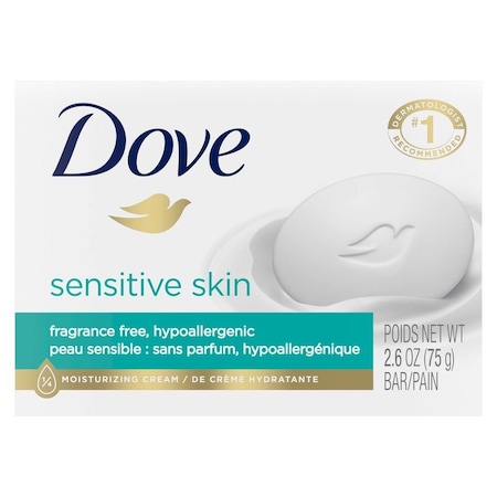 Dove Sensitive Skin Beauty Bar Soap, 2.6 Ounce, 36PK 62751591