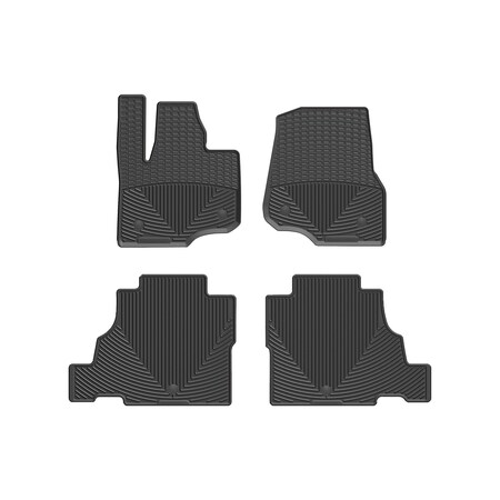 Weathertech Black, Front and Rear All Weather Floor Mats W477-W478