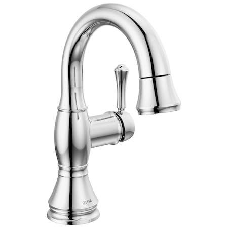 Delta Cassidy Single Handle Pull-Down Bathroom Faucet In Chrome 597-PD-DST