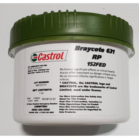 Castrol Braycote 631 RP, 2oz Plug Valve Grease 152FEF
