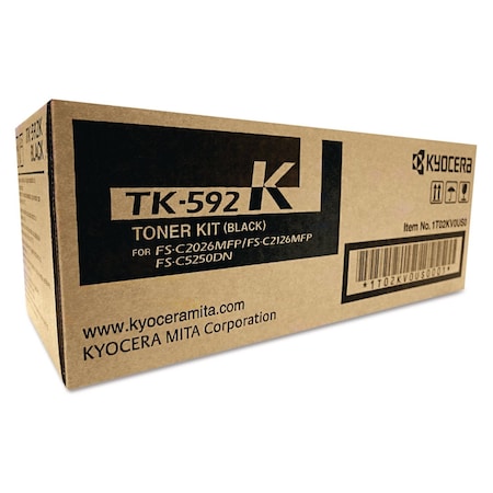 Kyocera Toner Cartridge, 5000 Page-Yield, Black TK592K