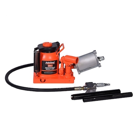 Autosport Bottle Jack, Air, 20 Ton, Short, Welded ASM2022S