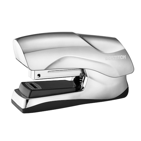 Bostitch Heavy Duty Stapler, 40-Sheet Capacity, No Jam, Half Strip, Chrome B175-CHROME