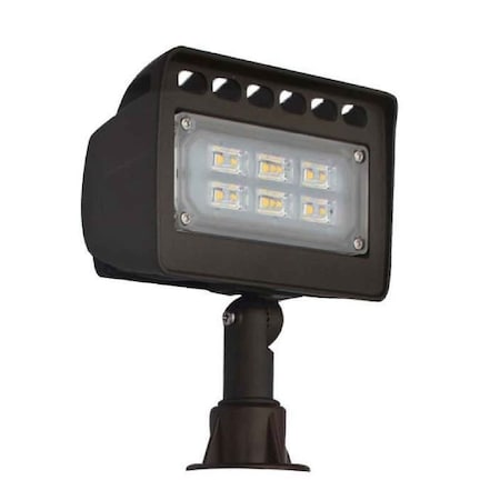 Westgate 12V AC/DC 12W Integrated LED Wall Wash Lights 5000K, Bronze LF4-12V-12W-50K