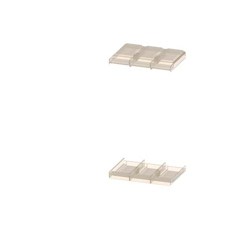 Siemens terminal cover short 3-pole 2 units accessory for: circuit breaker 3VA9871-0WD30